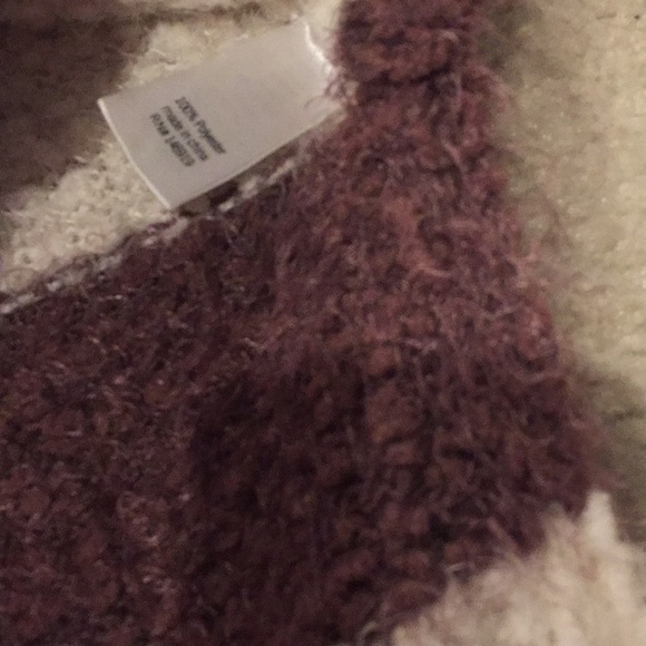 So sweater super soft knit size XS white purple - Picture 5 of 8